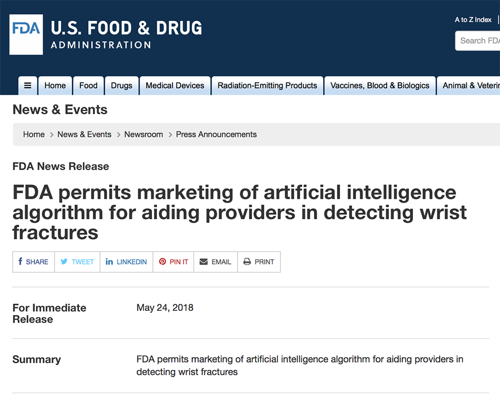AI and the FDA